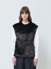 사이미전 FAKE FUR VEST dark brown 페이크 퍼 베스트 다크브라운 SAIMI JEON