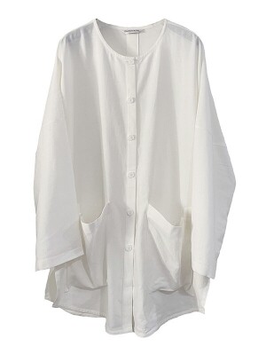 은주고 BAPPIR RAYON SHIRT WHITE EUNJUKOH