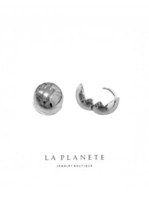 비드라플라네트 One Touch Gold Ball Earring B de LAPLANETE